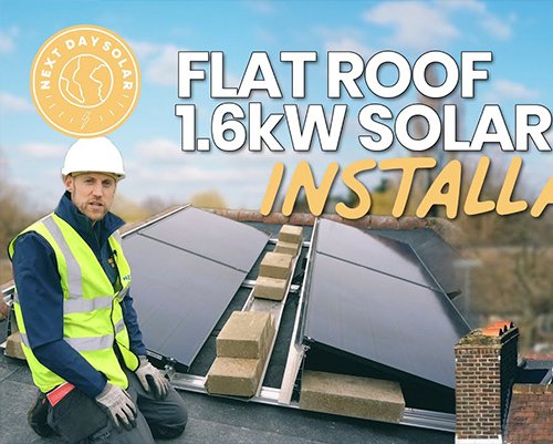 Next Day Solar - flat roof